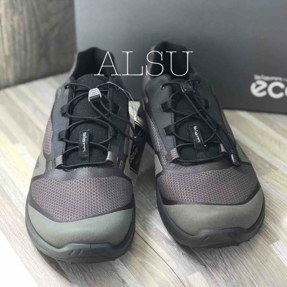 ECCO Biom Omniquest Black Mesh Gore-Tex Brown Blac - Picture 2 of 8